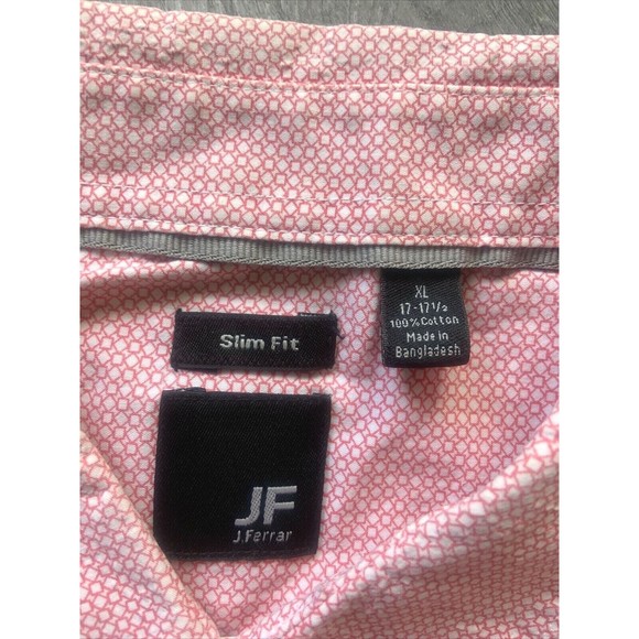 JF J.FERRAR  MENS DRESS SHIRT SLIM FIT  SIZE XL - Picture 4 of 5